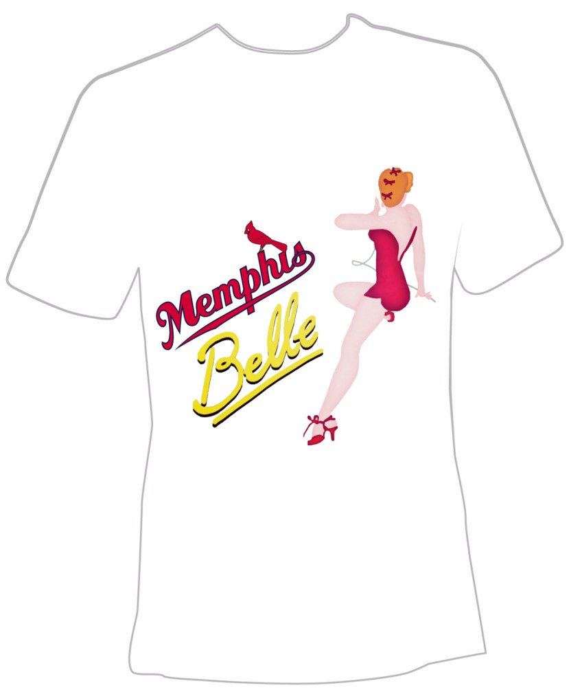 Memphis Belle 70th Anniversary t-shirt  (1,000 fans)